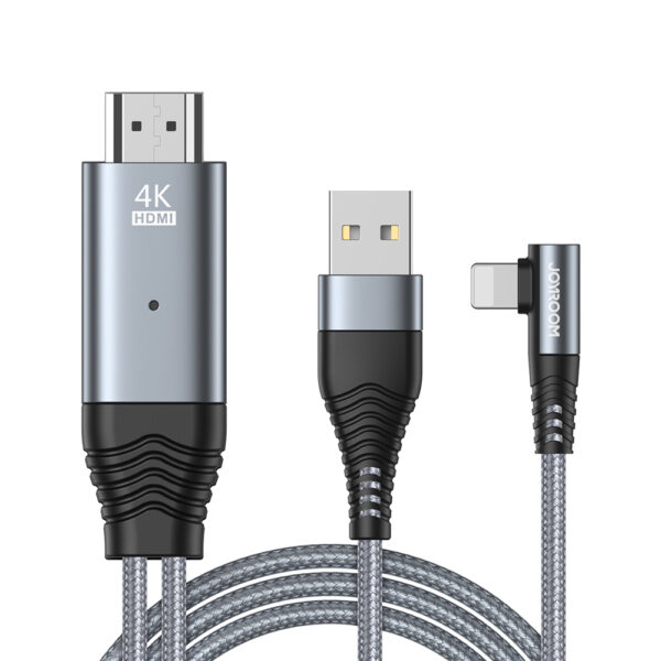 SY-35L1 Lightning to HDMI 4K mirroring cable 3m