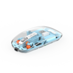 WiWU Crystal Wireless Mouse WM105 – Dual Mode Bluetooth + 2.4G Connectivity