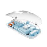 WiWU Crystal Wireless Mouse WM105 – Dual Mode Bluetooth + 2.4G Connectivity