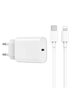 20 PD Charger+ Cable Sets EU Plug+C to L Cable Wi-U001 C-L