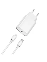 20 PD Charger+ Cable Sets EU Plug+C to L Cable Wi-U001 C-L - Image 3