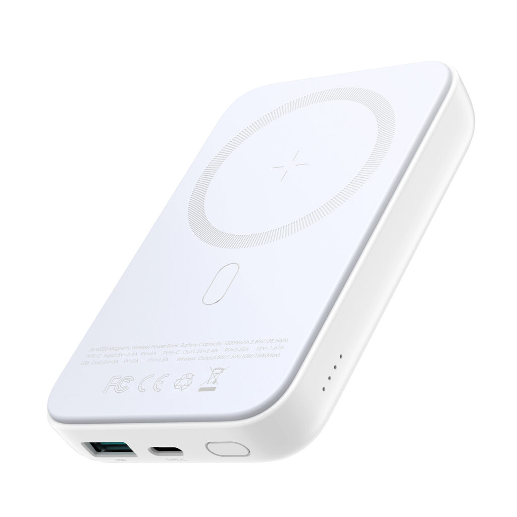 Joyroom JR‑W020 – 10,000 mAh Magnetic Wireless Power Bank
