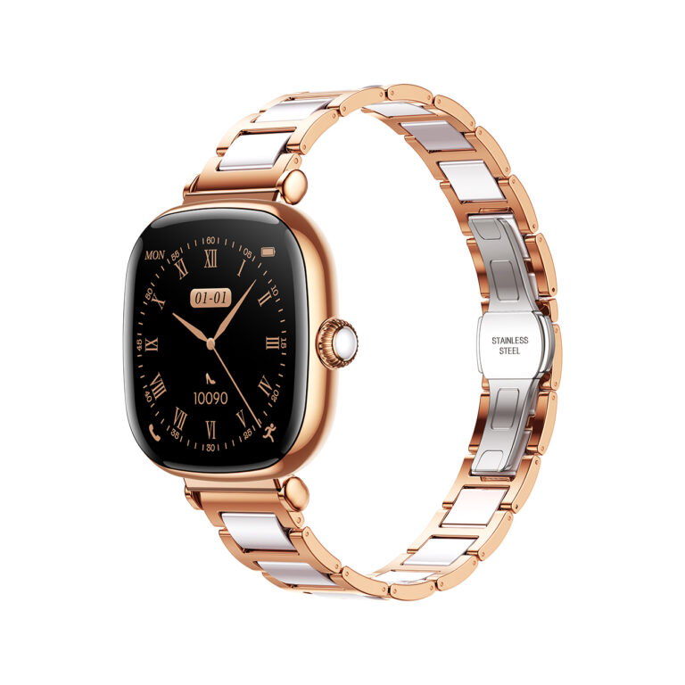 Starlight Series JR-FS1 Smart Watch – Dual Belt Edition (Metal & Silicone)