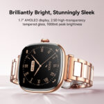 Starlight Series JR-FS1 Smart Watch – Dual Belt Edition (Metal & Silicone)