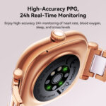 Starlight Series JR-FS1 Smart Watch – Dual Belt Edition (Metal & Silicone)