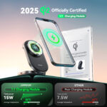 JR-W17 3-in-1 MagSafe Wireless Charger – Fast & Compact