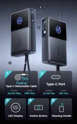 JR-PR1 10000mAh Power Bank – Compact, Fast & Convenient