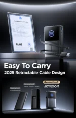 JR-PR1 10000mAh Power Bank – Compact, Fast & Convenient