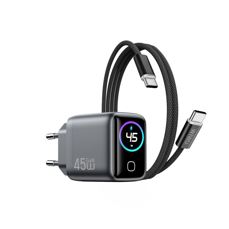 WiWU Voyager 45W PD/QC GaN Charger Combo (CHG500 EU C-C)
