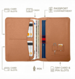 WiWU Master Passport Wallet RFID Blocking Travel Organizer Holder