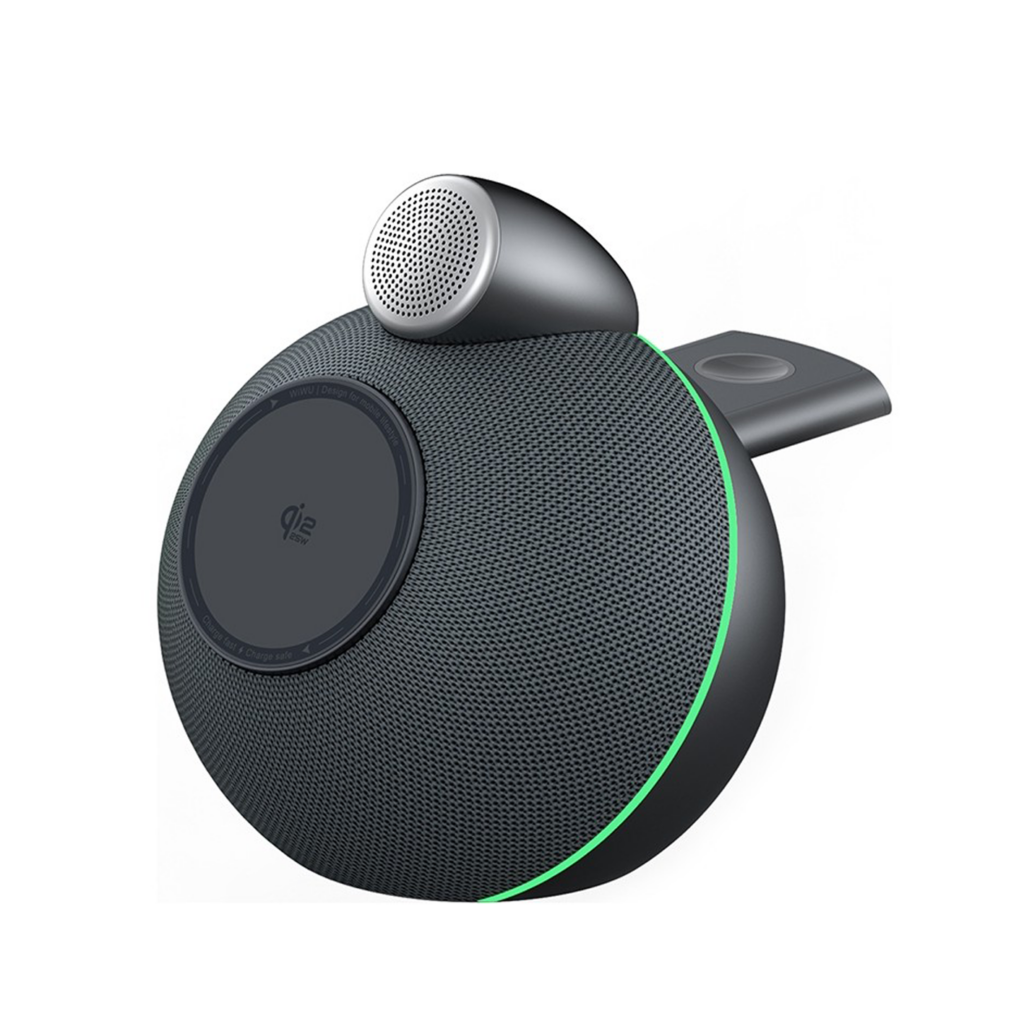 WiWU Wi-G042 Conch Wireless Charger Speaker – Sound, Style & Smart Charging Combined