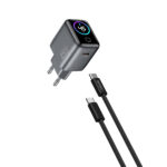 WiWU Voyager 45W PD/QC GaN Charger Combo (CHG500 EU C-C)