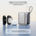 JOYROOM JR-PBF29 22.5W Mini Power Bank with Built-in Dual Cables (Lightning & Type-C) – 20,000mAh