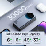 JOYROOM JR-PBF05 Pro 65W Digital Display Fast Charging Power Bank 30000mAh