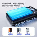 JOYROOM JR-PC2 20000mAh 22.5W Fast Charging Power Bank with Built-in 3 Cables