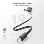 JOYROOM JR-PBF29 22.5W Mini Power Bank with Built-in Dual Cables (Lightning & Type-C) – 20,000mAh