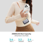 JOYROOM JR-PBF29 22.5W Mini Power Bank with Built-in Dual Cables (Lightning & Type-C) – 20,000mAh